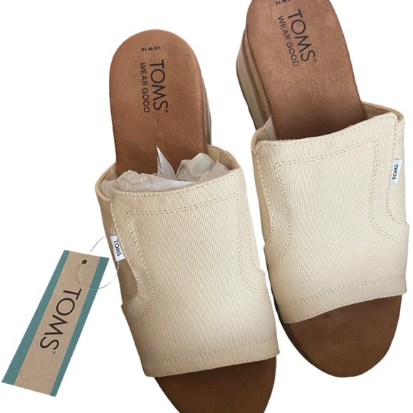 TOM’S Adria Canvas Wedges - Picture 4 of 5